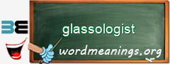 WordMeaning blackboard for glassologist